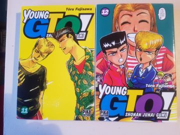 lot de mangas Young GTO tomes 11 et 12